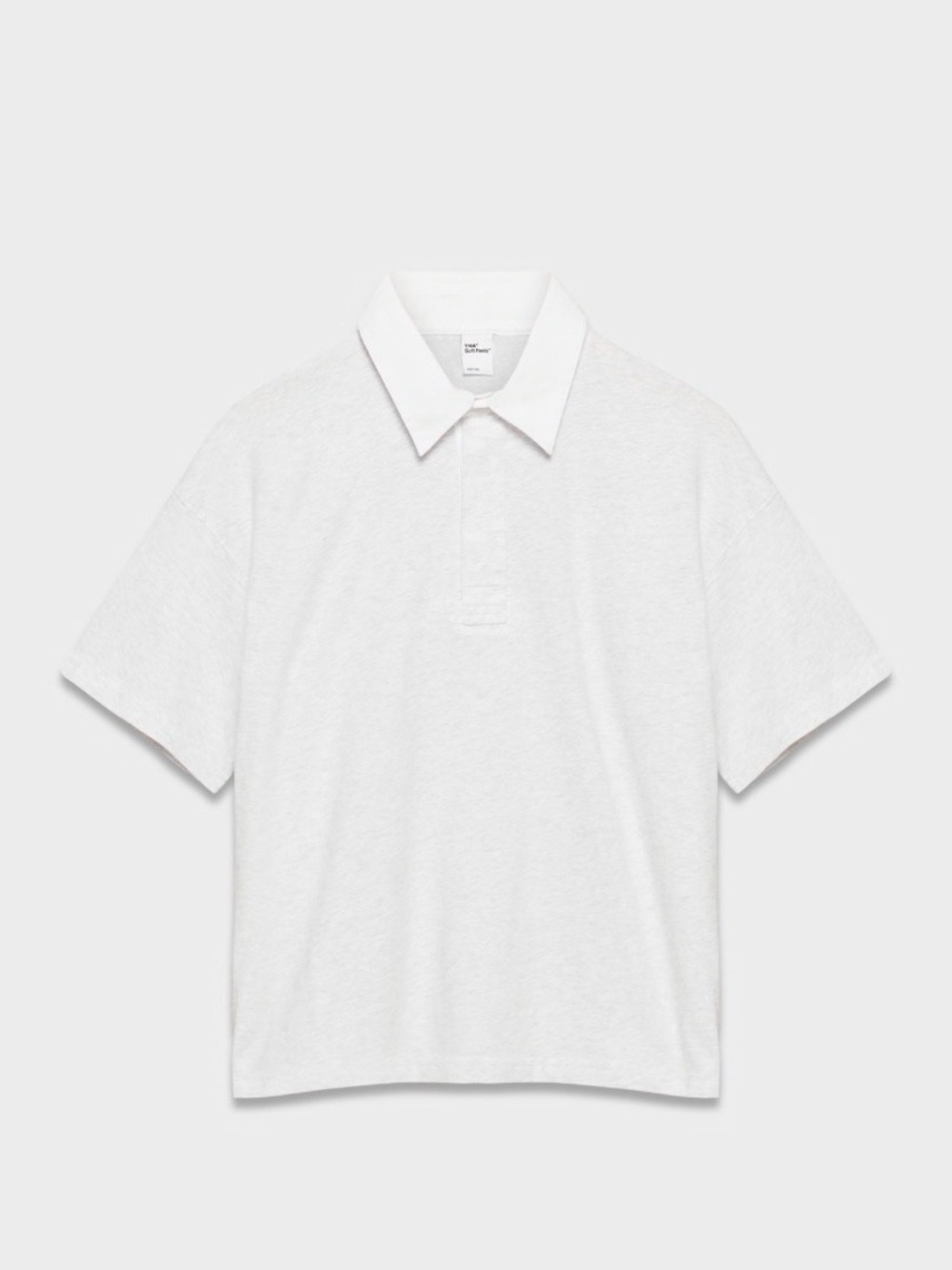 Aritzia TNA White Polo Top